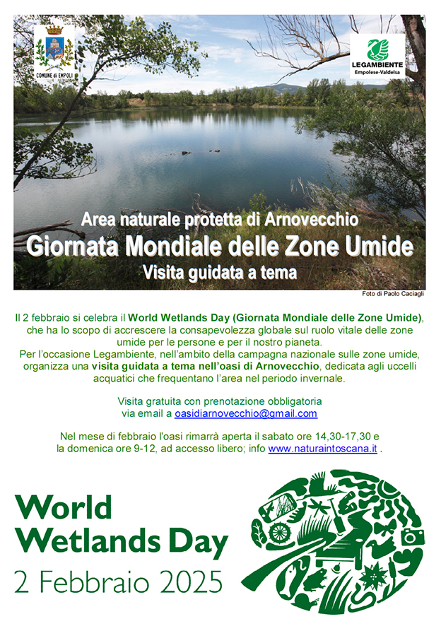 World Wetlands Day 2025 nell'area di Arnovecchio.
